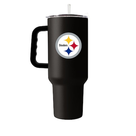 Logo Brands Pittsburgh Steelers 40oz Flipside Powder Coat Tumbler 625-S40PT-34